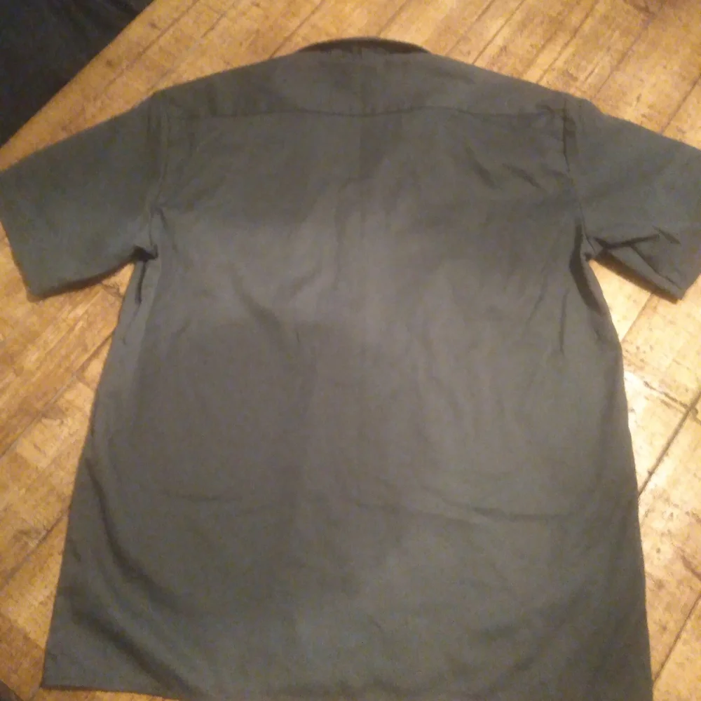 Dickies short sleeve work shirt Size L Charcoal and Khaki - Picture 4 of 9